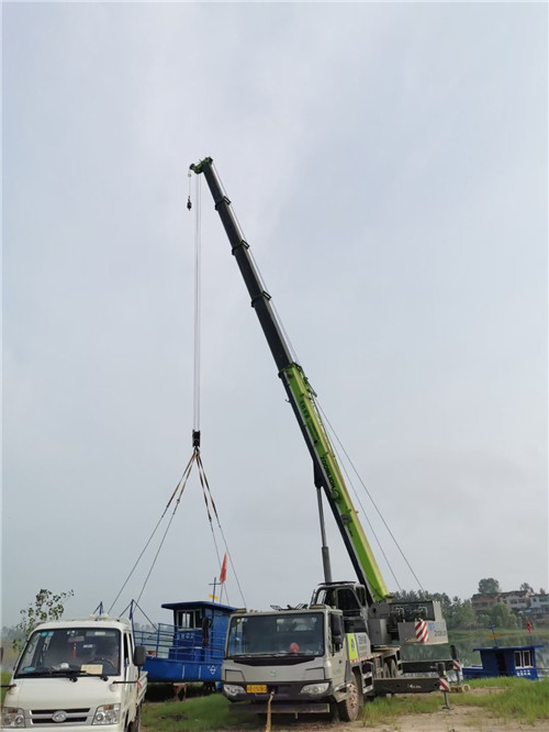 景东县桥梁建设吊装案例